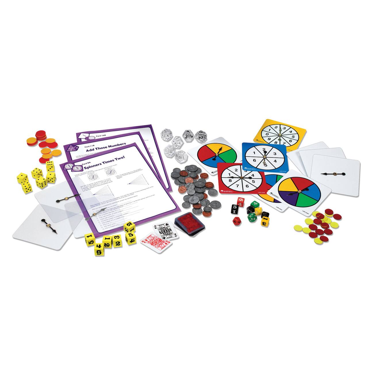 Learning Resources® Deluxe Probability Kit, 195 Pieces